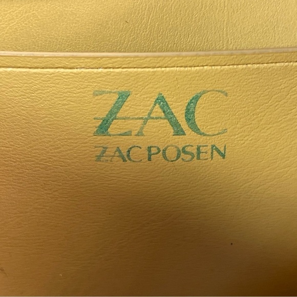 ZAC Zac Posen Eartha Iconic Mini Chain LEATHER floral purse - Picture 8 of 15